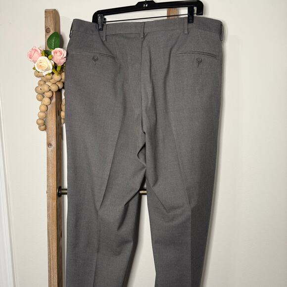 Kenneth Cole‎ Mens Gray Dress Slacks Size 38x29 - Picture 7 of 9